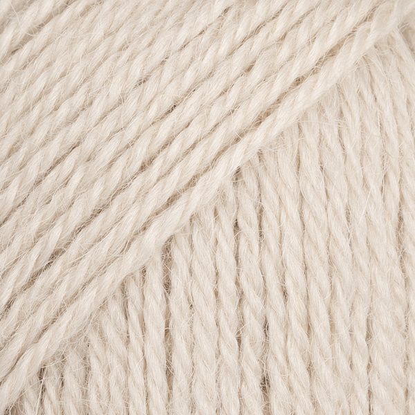 Czapka wywijana zrobiona ręcznie na drutach KIARA 100% Alpaka 9036 pszeniczny