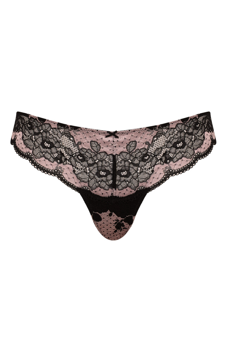 Stringi Panache CLARA 7259 Thong Black/Pink