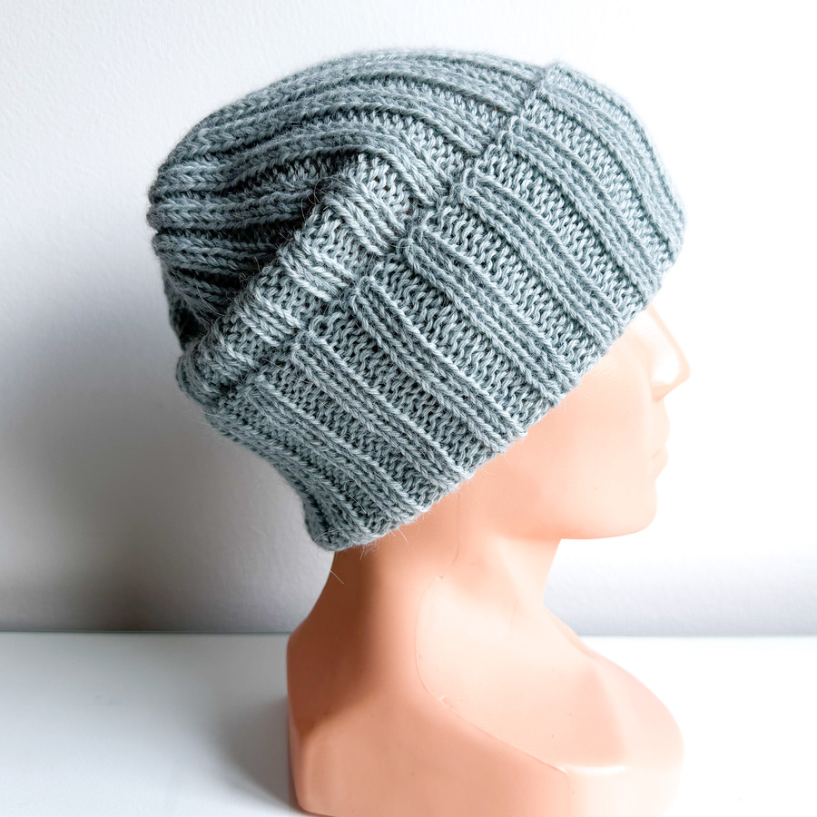 LAURIN Beanie 100% Alpaca 9037 jasna morska zieleń