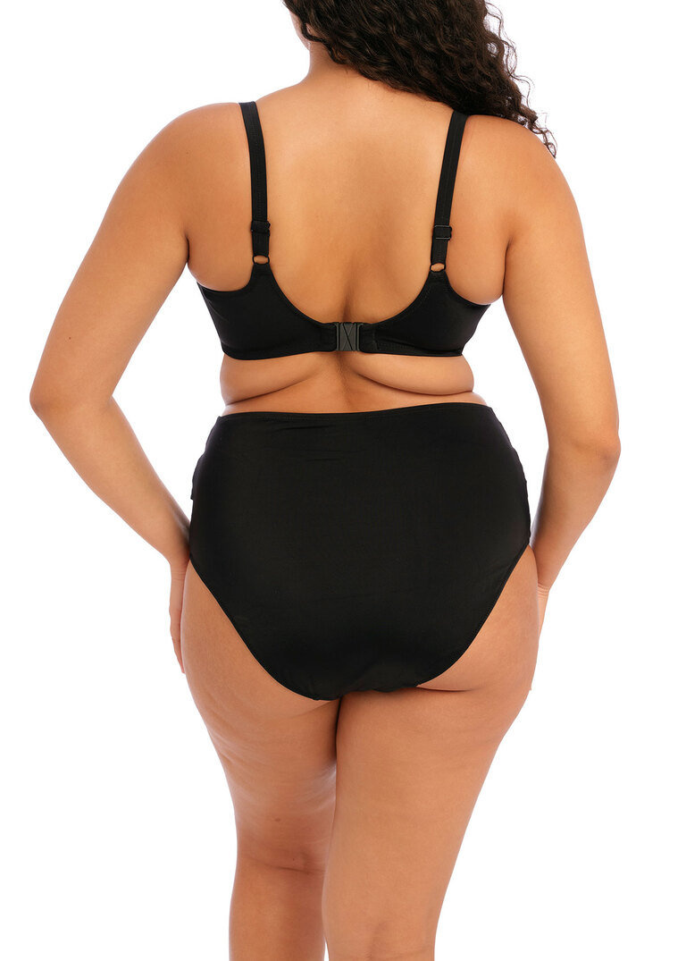 Biustonosz kąpielowy Elomi MAGNETIC ES7193BLK Uw Wrap Plunge Bikini Top Black