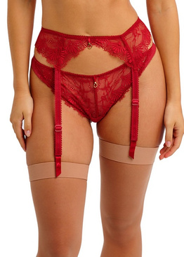 Pas do pończoch Freya FASCINATE AA403191CHR Suspender Cherry