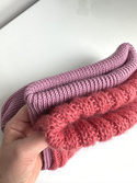 VARELLA Beanie-Mütze aus 100% Baby-Merinowolle 27 Altrosa