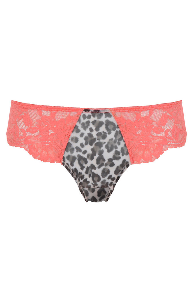 Figi brazylijskie Panache NINA 10942 Brazilian Brief Leopard/Coral