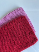 AUREA – ręcznie robiona czapka beanie merino + moher i jedwab damska 16/14 Czerwony