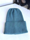 VARELLA – czapka beanie z wełny merino 100% baby merino 47 Morze Północne