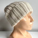 LAURIN Turn-Up Beanie 100% Alpaca 100 Ecru