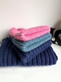 LAURIN Turn-Up Beanie 100% Alpaca 5575 Navy