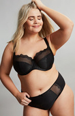 Figi Sculptresse by Panache ESME 10924 Deep Brief Black Animal