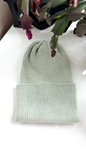 VARELLA – czapka beanie z baby merino 58 lody pistacjowe
