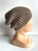 KIARA Alpaca Beanie 100% 618 Nugat Beige