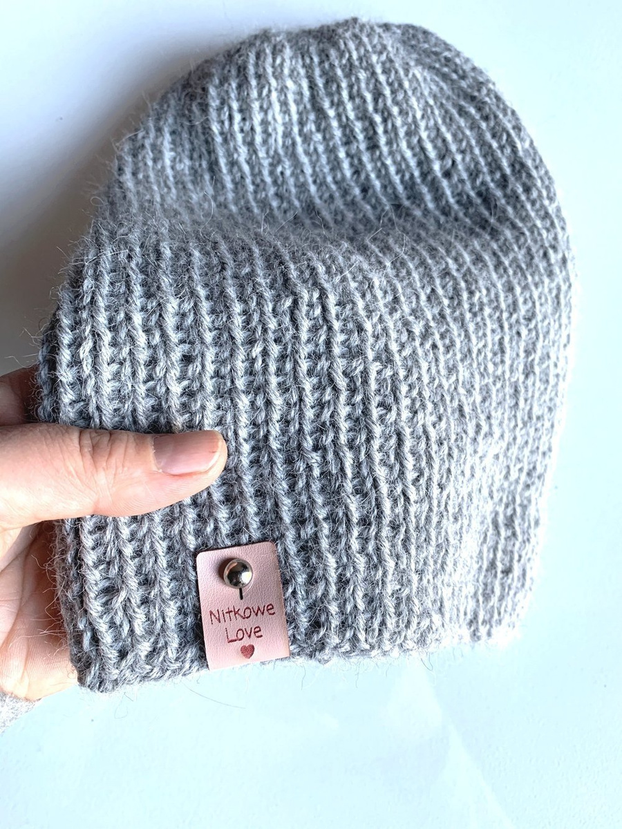 KIARA Alpaca Beanie 100% 501 Light Grey