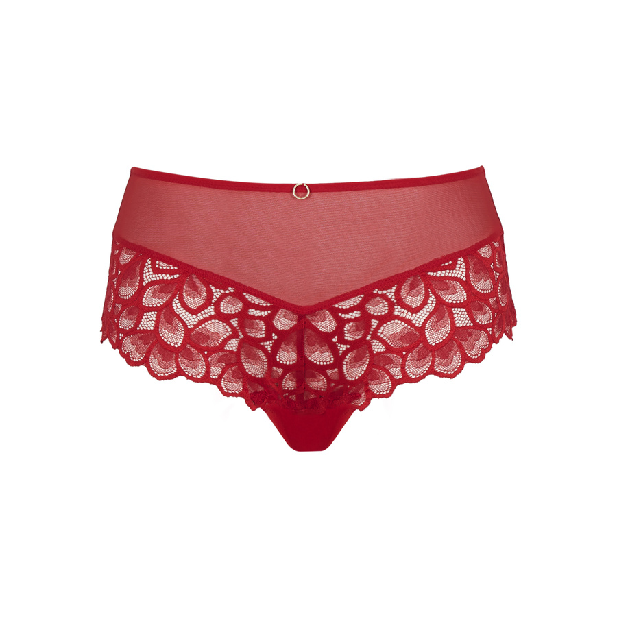 Figi pełne Panache ALLURE 10764 Deep Brief True Red