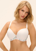 Biustonosz Freya LOVE CRUSH AA403231WZE Uw Moulded Plunge T-shirt Bra White Haze
