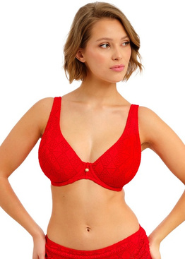 Biustonosz kąpielowy Freya Swim NOMAD NIGHTS AS205413LAA Uw High Apex Bikini Top Lava