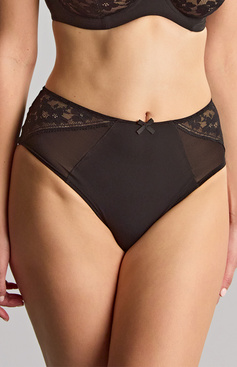 Wysokie majtki Panache CELESTE 11404 Deep Brief Black