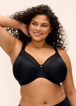 Biustonosz Elomi SMOOTH EL4301BLK Uw Moulded T-shirt Bra Black