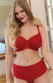 Biustonosz Panache TANGO LACE 10966 Balcony Bra Scarlet