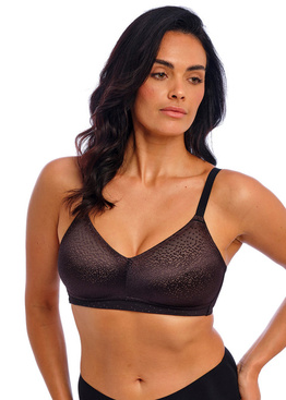 Braletka Wacoal BACK APPEAL WA852303BLK Wire Free Bra Black