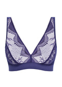 Braletka Wacoal SENSU LACE WE601203DAU Non Wired Bralette Dark Azure