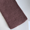 NANA – czapka beanie z wełny baby merino 52 Czekolada, jesienno-zimowa