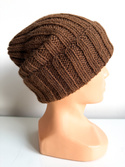 LAURIN Beanie 100% Alpaca 9042 Kasztan