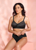Braletka Wacoal BACK APPEAL WA852303BLK Wire Free Bra Black