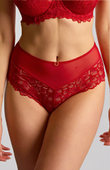 Figi pełne Panache ALLURE 10764 Deep Brief True Red
