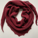 Chusta gładka, symetryczna, 100% Alpaka 3650 Bordowy