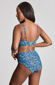 Biustonosz kąpielowy Panache Swim POSY SW1764C Kara Non Wired Plunge Bikini Top Posy Print