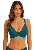 Biustonosz Wacoal RAFFINE WE148003TEL Uw Plunge Bra Teal