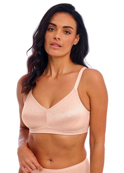 Braletka Wacoal BACK APPEAL WA852303253 Wire Free Bra Rose Dust