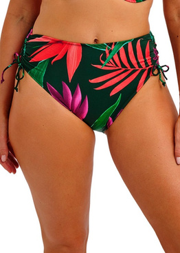 Majtki kąpielowe z wysokim stanem Fantasie PICHOLA FS503978MAG High Waist Bikini Brief Mangrove