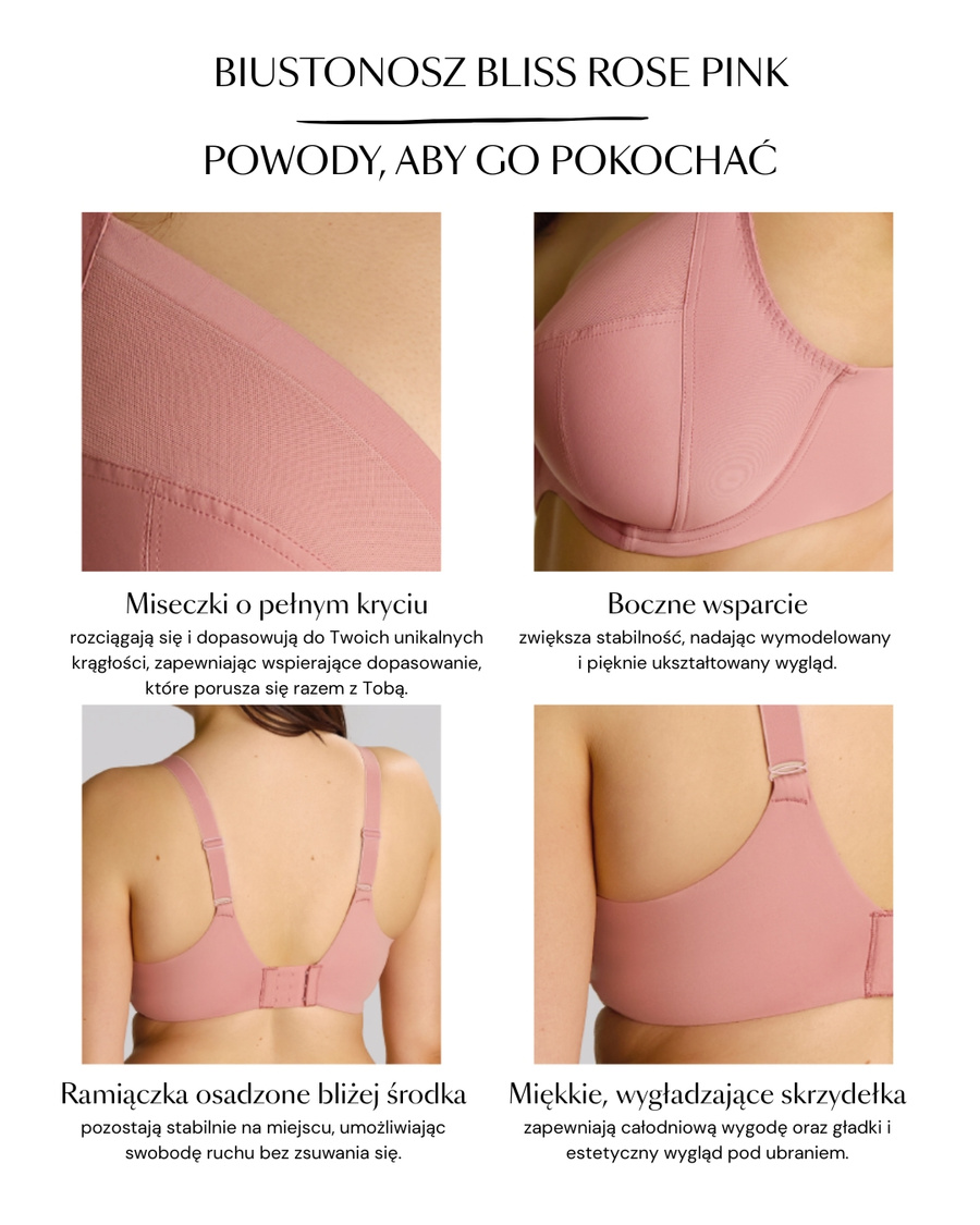 Biustonosz Sculptresse by Panache BLISS 10685C Full Cup Bra Rose Pink