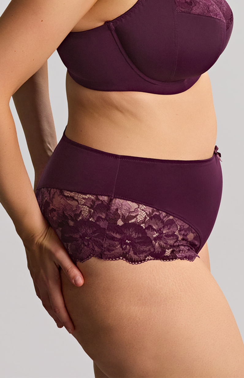 Majtki Sculptresse by Panache AMARA 11264 Deep Brief Plum