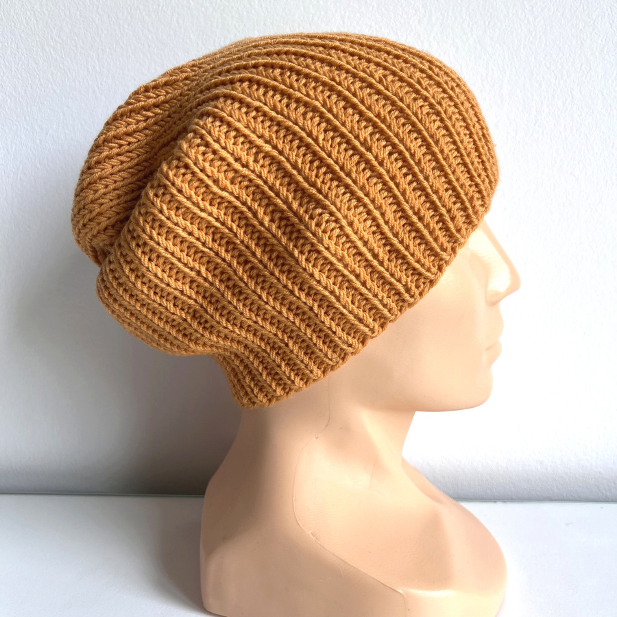 NANA Beanie Baby Merino Wool 56 Mandarynka