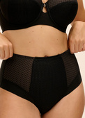 Majtki z wysokim stanem FANTASIE EVOLUTION COMFORT FL104452BLK High Waist Brief Black