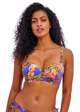 Biustonosz kąpielowy Freya Swim TIGER VALLEY AS206703ULE Uw Sweetheart Bikini Top Ultramarine