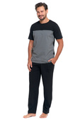 Piżama męska Moraj PDM3400-006 Czarna