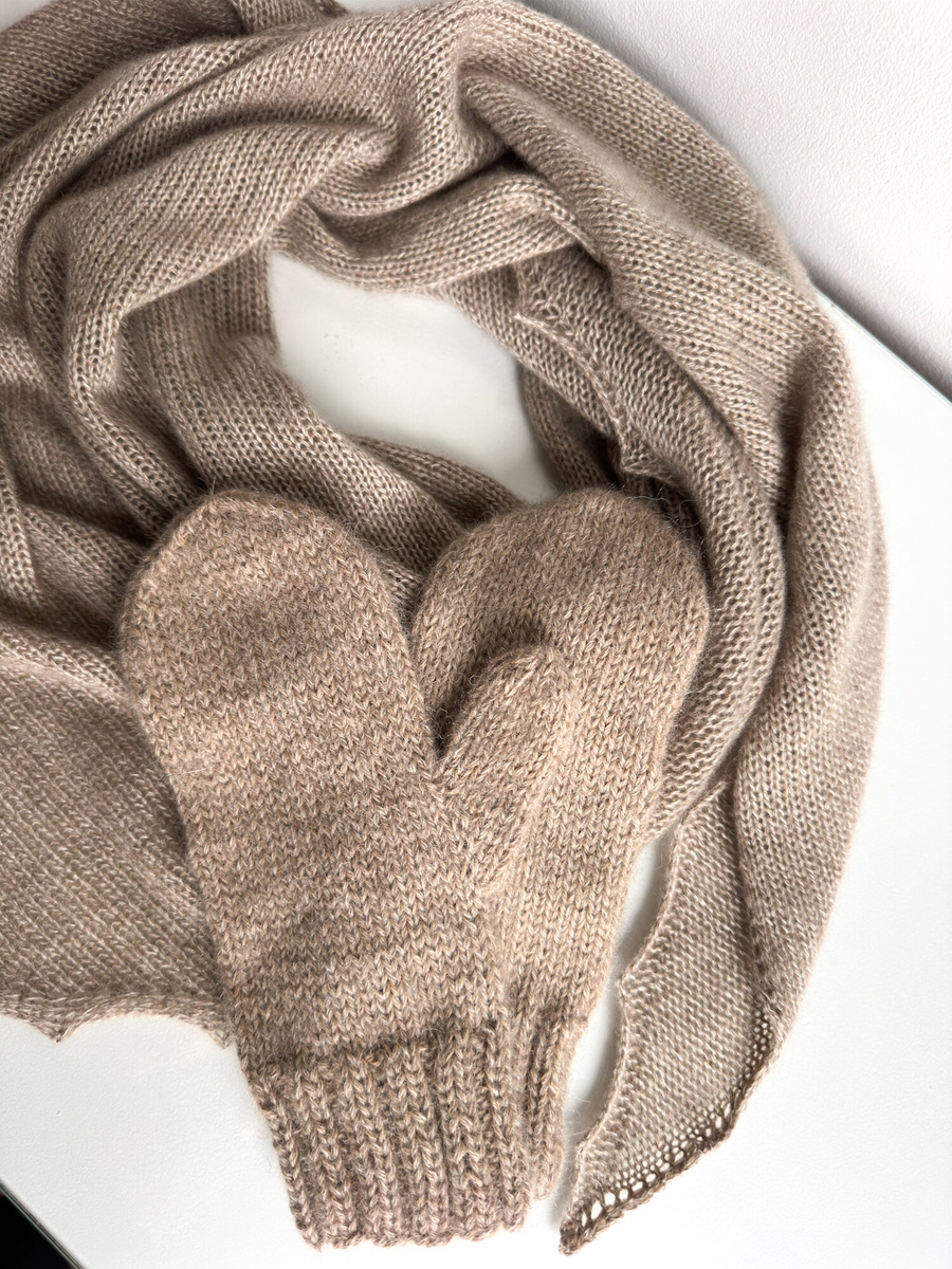 Wełniane Rękawiczki Kaszmir i Alpaka 516 Nero