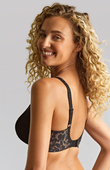 Biustonosz Panache CHERIE 11016 Demi Bra Black Animal