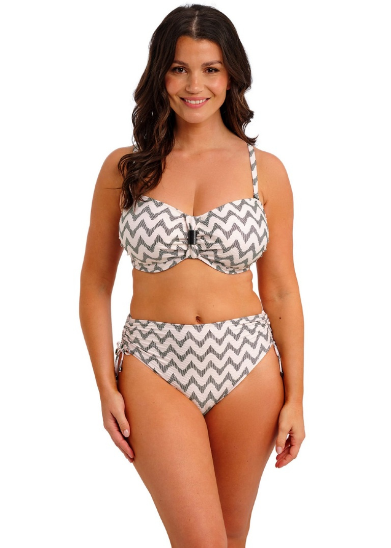 Biustonosz kąpielowy Fantasie Swim VANUATU FS506810CEM Uw Bandeau Bikini Top Creme Noire
