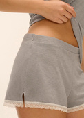 Spodenki z modalu FREYA FLIRT AA403381GYL French Knicker Grey Marl