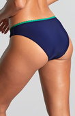 Figi kąpielowe Panache Swim RIC RAC SW1756B Brazilian Bikini Bottoms Ric Rac Navy