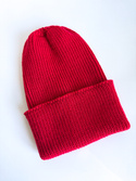 VARELLA – czapka zimowa merino beanie 100% baby merino 16 czerwony