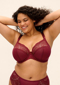 Biustonosz Elomi TIERNIE EL303334TIB Uw Plunge Bra - Stretch Tibetan Red