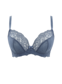 KOMPLET - Biustonosz Panache ANA Vintage Blue 9396 Plunge Bra + 9395 Brief (30FF, 34GG)