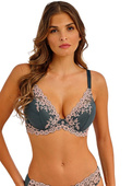 Biustonosz Wacoal EMBRACE LACE WA853291067 Plunge Underwire Bra Dark Slate/cloud Pink