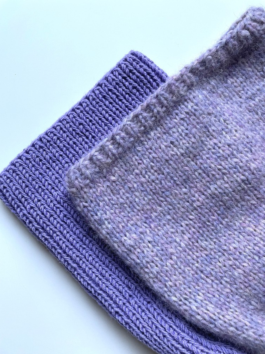 CHMURKA Alpaca Beanie 15 Fioletowa Mgiełka