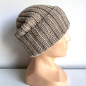 LAURIN Turn-Up Beanie 100% Alpaca 2020 Jasny Nugat Beige