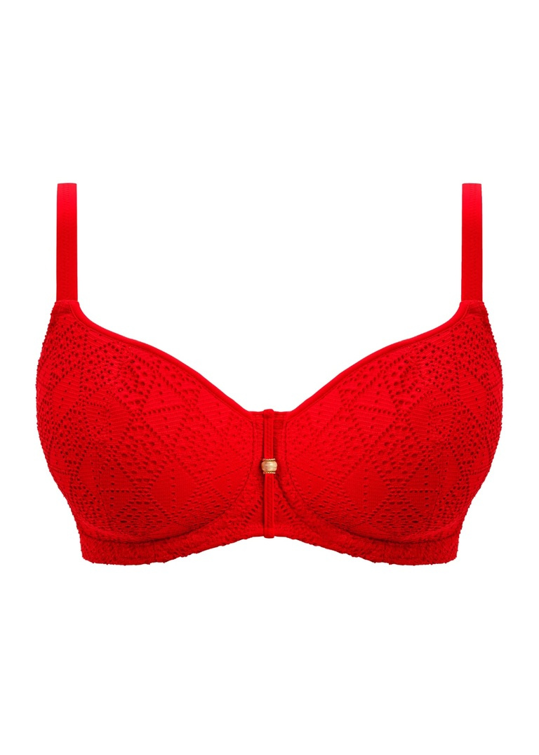 Biustonosz kąpielowy Freya Swim NOMAD NIGHTS AS205404LAA Uw Halter Bikini Top Lava